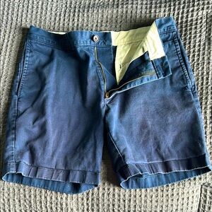 Men's Blue Casual Shorts 31 waist 7 inch inseams